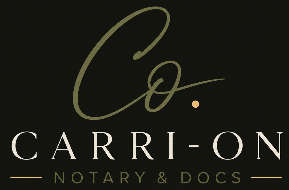 Carri-on Notary & Docs logo
